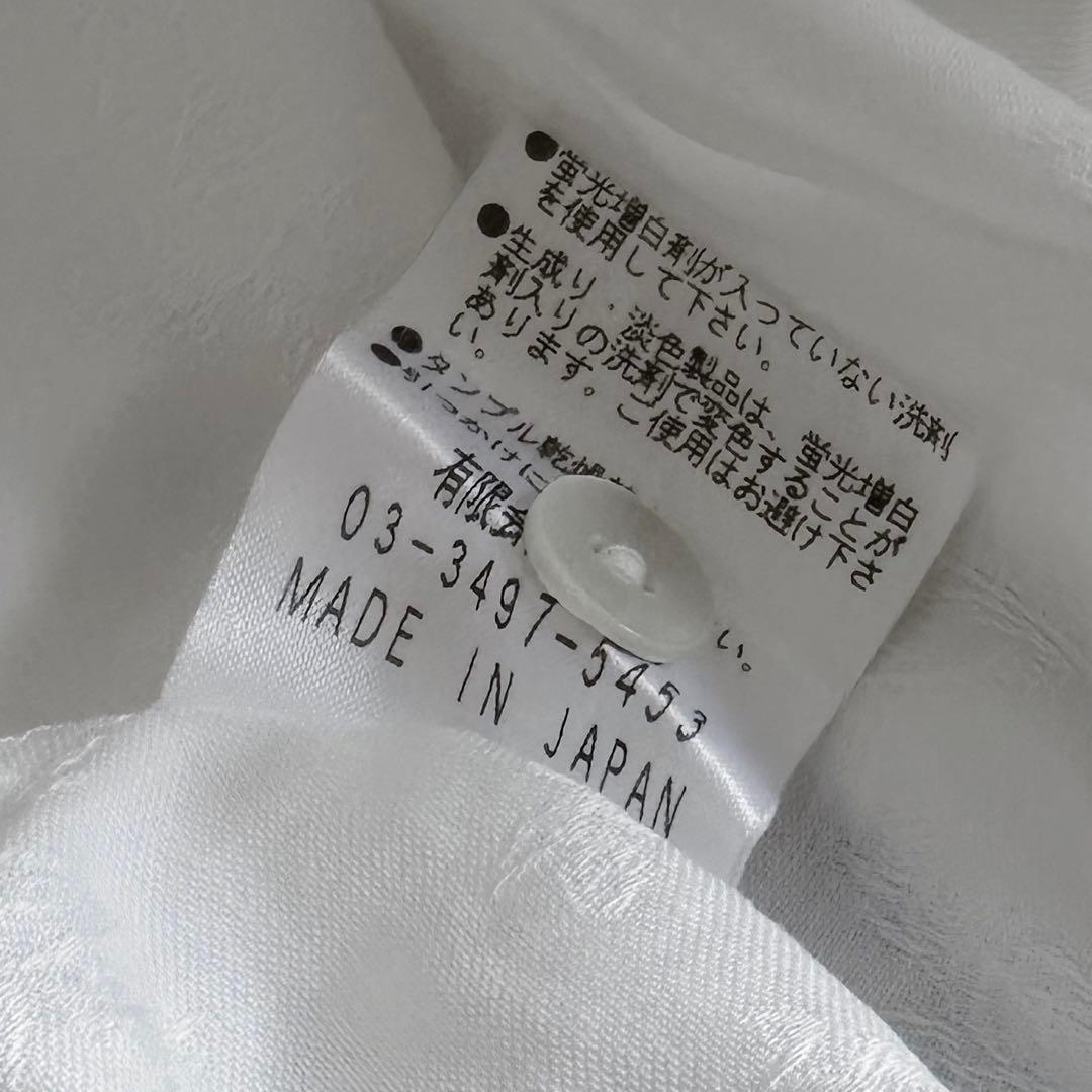 希少【ピコレース×ジャガード（花柄刺繍）】MIYACOミヤコ／シャツジャケット