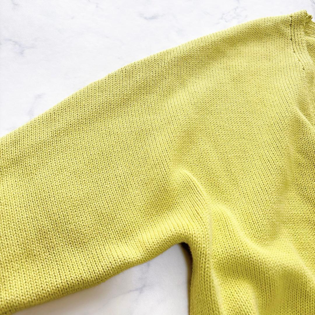 エブール ロンハーマン コットン カシミヤ ローゲージ ニット プルオーバー