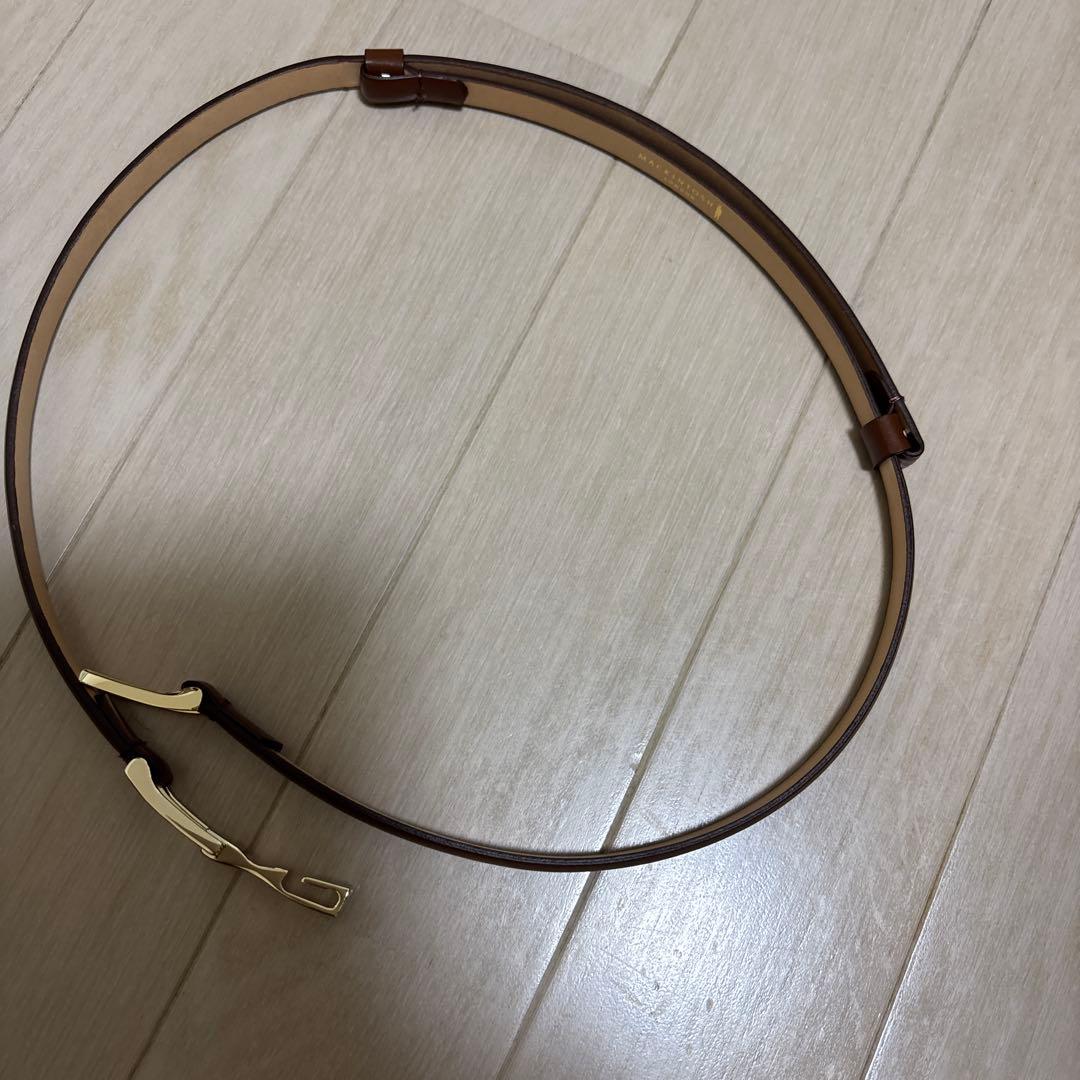 MACKINTOSH シンプルブラウンレザーベルト