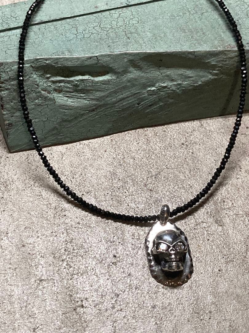 [K] WINS HOUSE / Silver925 / SKULLネックレス