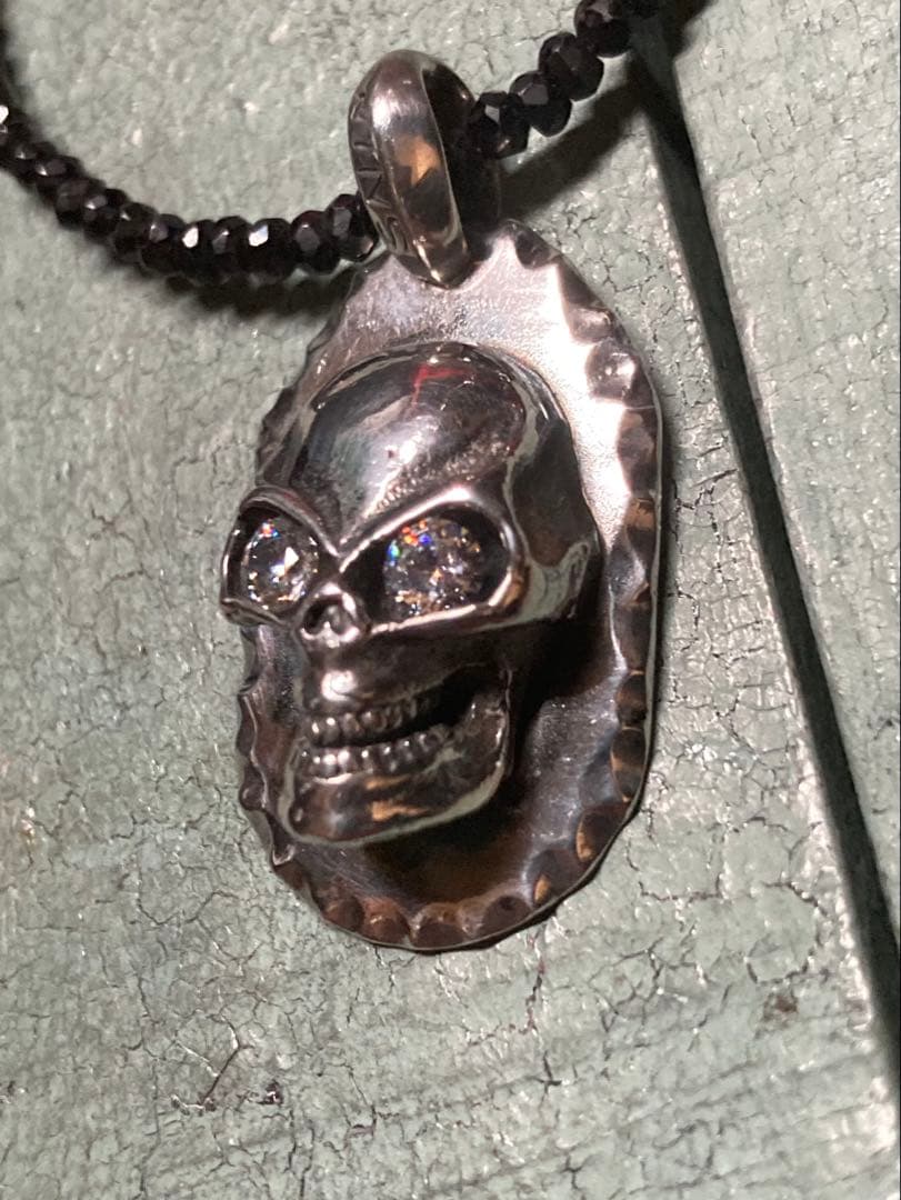 [K] WINS HOUSE / Silver925 / SKULLネックレス