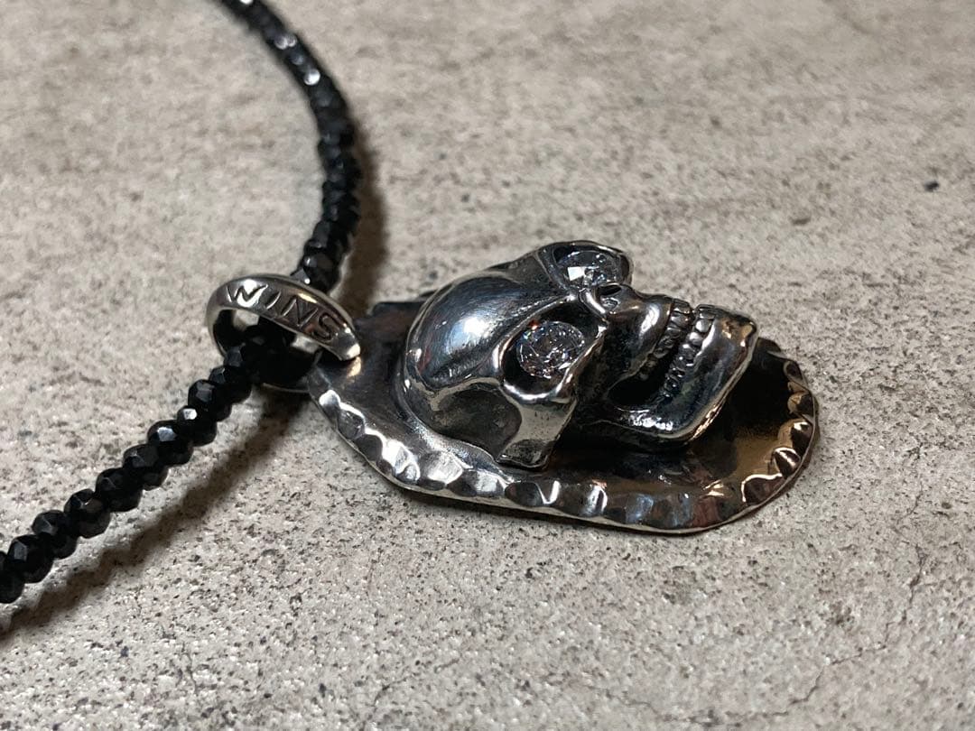 [K] WINS HOUSE / Silver925 / SKULLネックレス