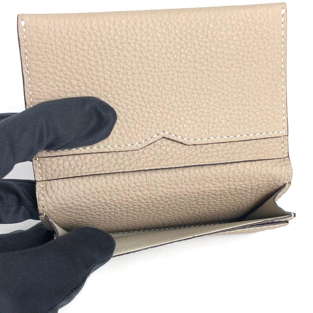 【美品】BONAVENTURA ボナベンチュラ 名刺入れ カードケース グレー系