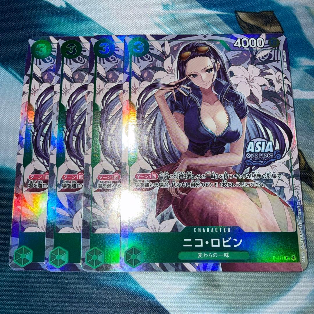 ワンピースカードゲー厶 ニコ・ロビン プロモ アジア パラレル