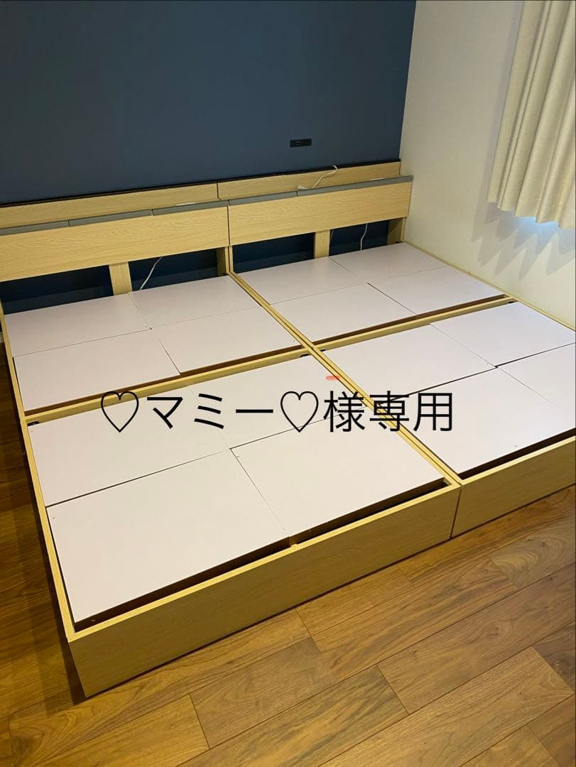 ♡マミー♡　セミダブルベッドフレーム