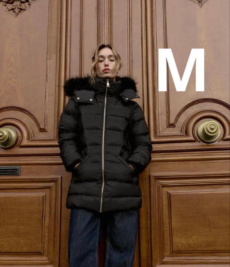 ❤️あいる❤️ mama撥水ウィンドブレーカーフード付きダウンジャケット M