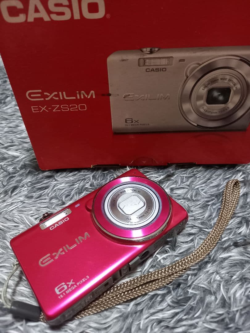 【美品】CASIO EXILIM EX-ZS20 デジカメ CASIO ピンク