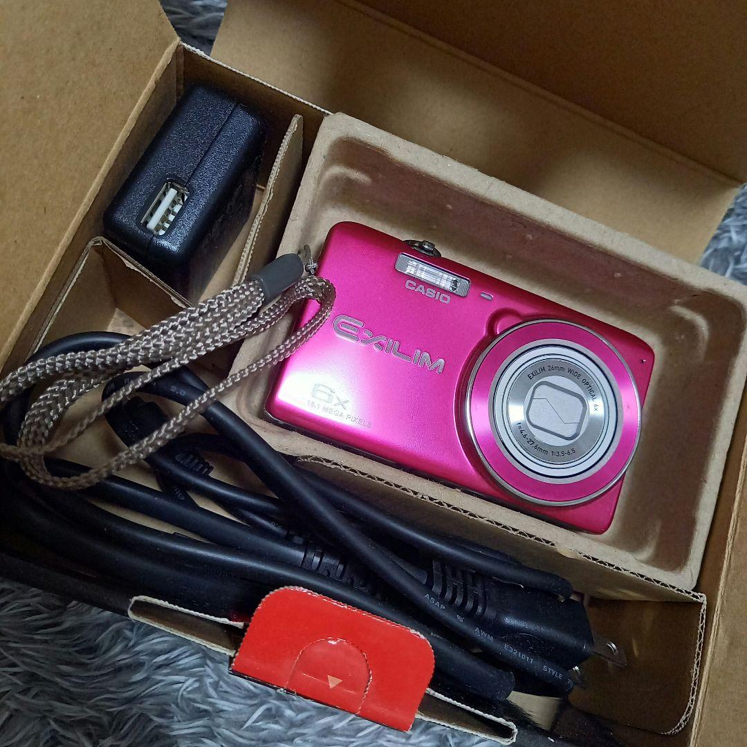 【美品】CASIO EXILIM EX-ZS20 デジカメ CASIO ピンク