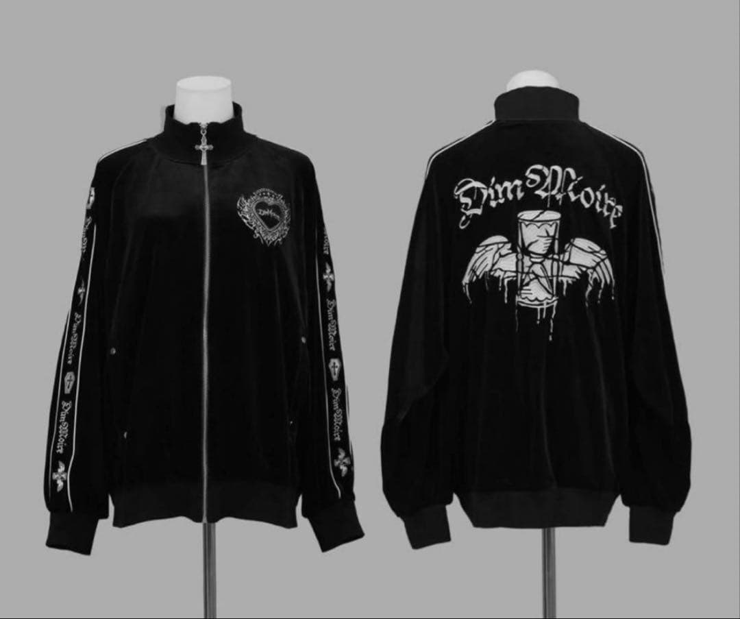 dimmoire ベロアジャージトップス ブラック M