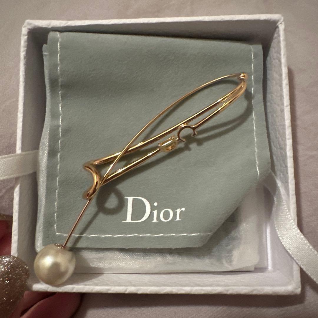 Dior ピアス(片耳用) パール付き