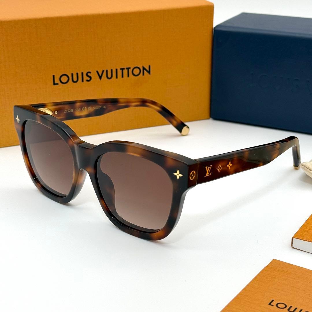 美品 ルイヴィトン サングラス マイ モノグラム スクエア べっ甲 ブラウン