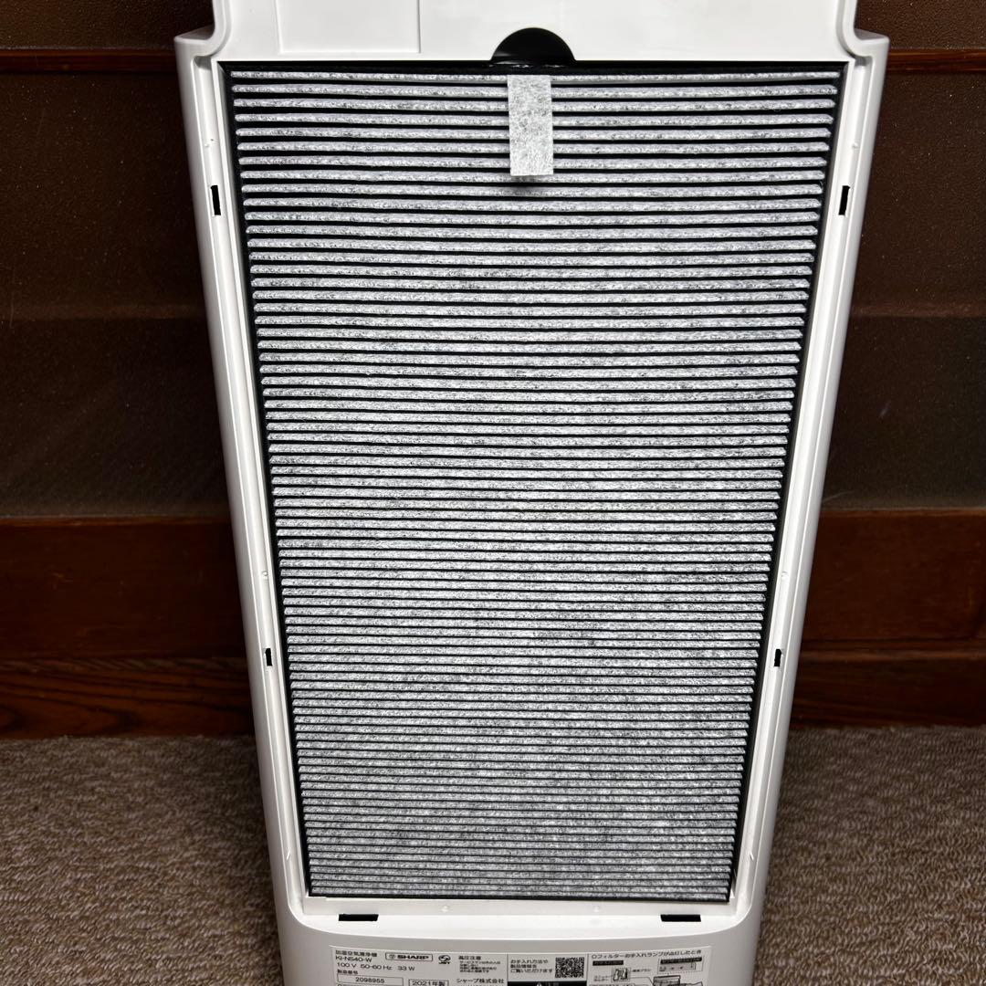 美品 SHARP 加湿空気清浄機 KI-NS40-W ホワイト 2021年製