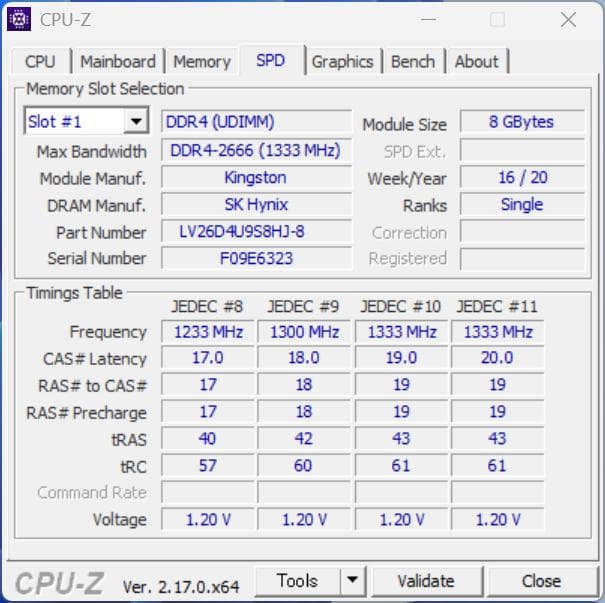 <動作確認済み>DDR4 8GB×4枚 32GB ki03