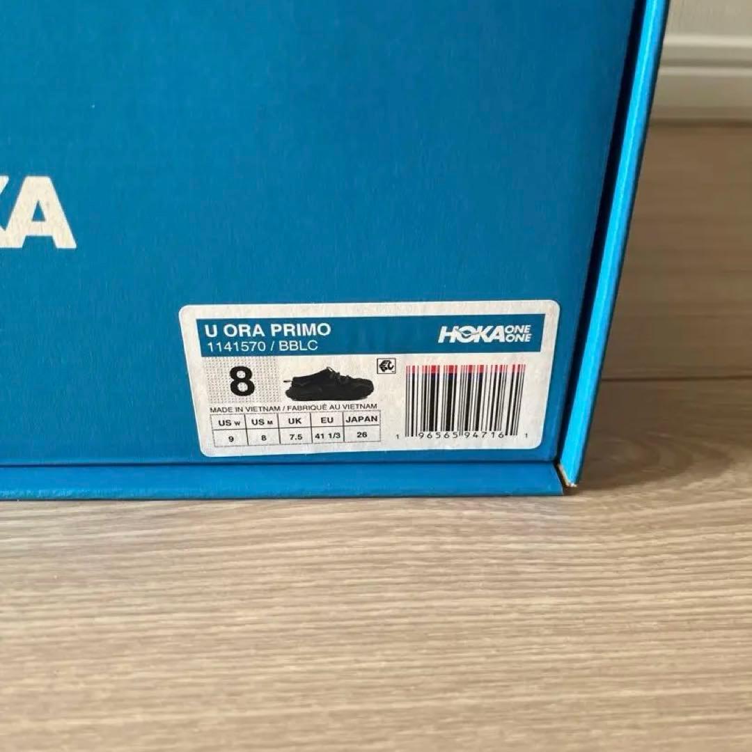 【正規新品】HOKA Ora primo オラプリモ 26 ホカオネオネ 黒