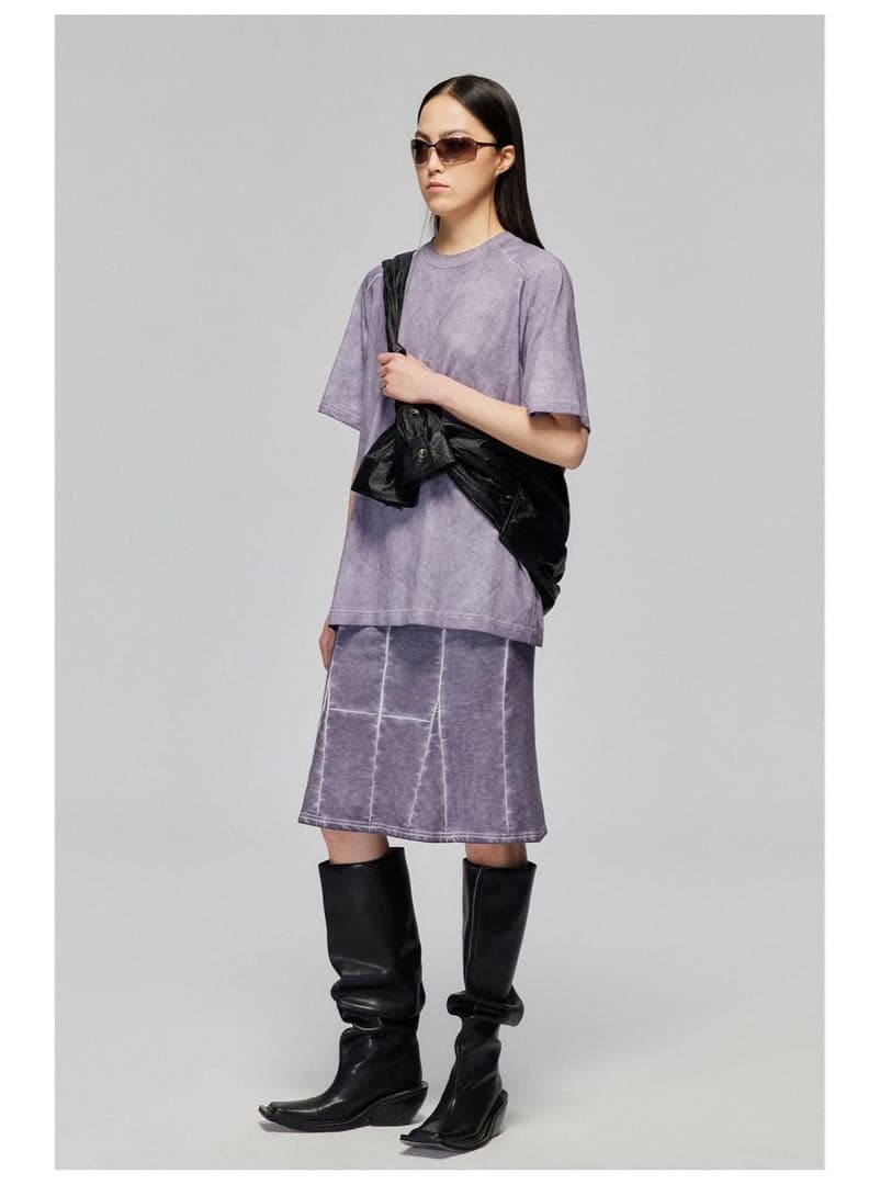 Simple Project プリーツ ショルダーバッグ 黒