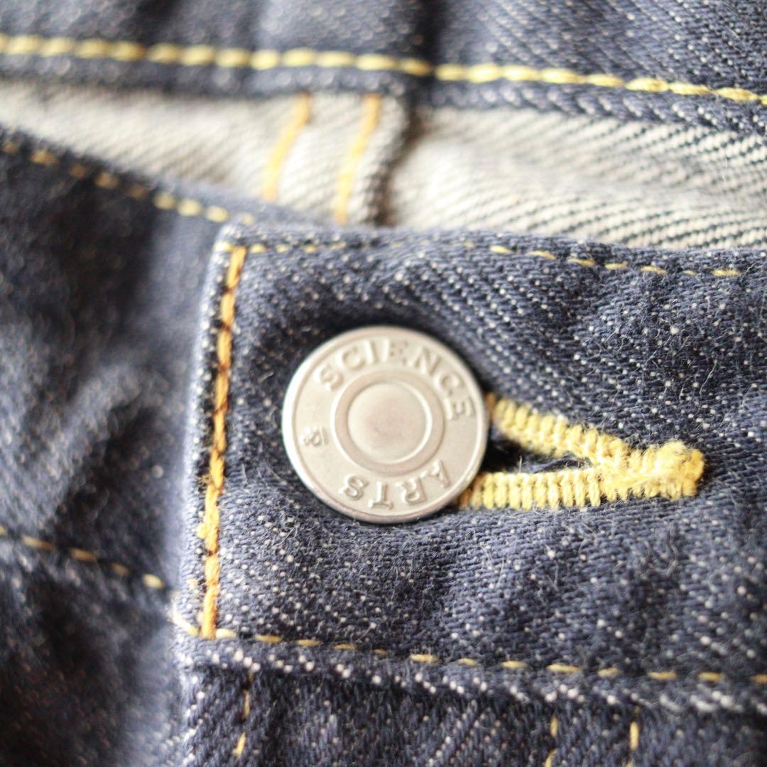 5325【美品】 アーツアンドサイエンス テーパードデニム 赤耳 リジットデニム