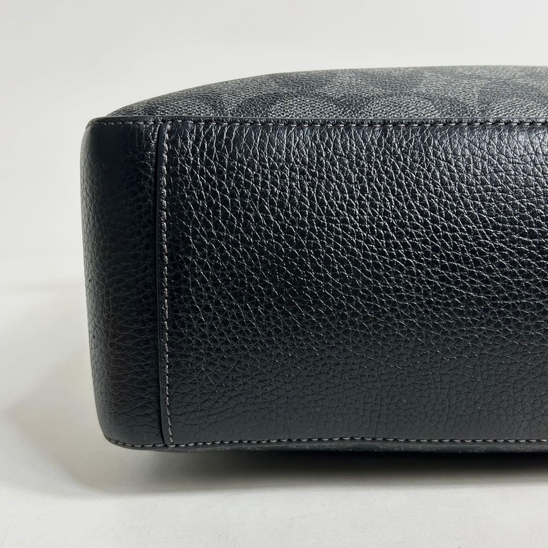 ✅【良品】定価12.1万　メンテ済み　コーチ　ビジネスバッグ　COACH レザー