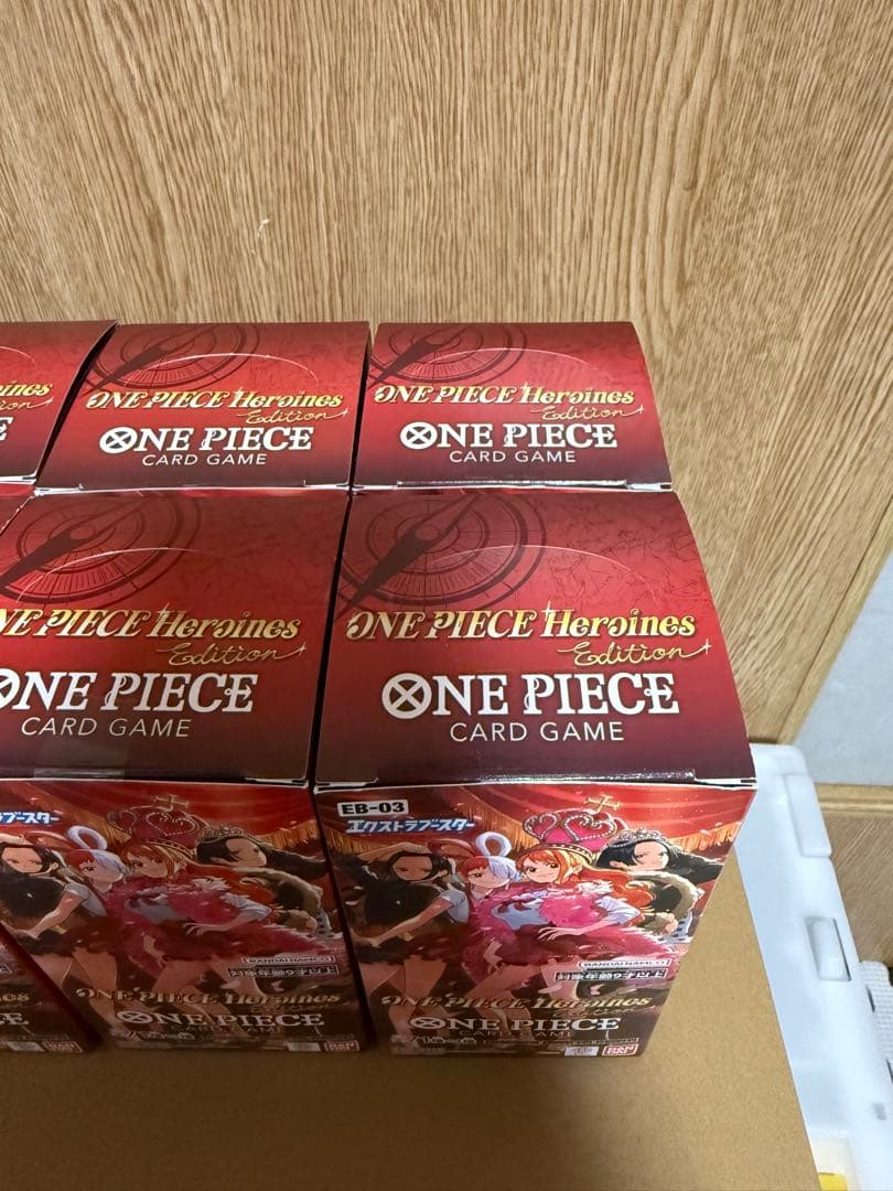 未開封テープ付き　ワンピースカードゲーム　ヒロインズエディション　6ボックス