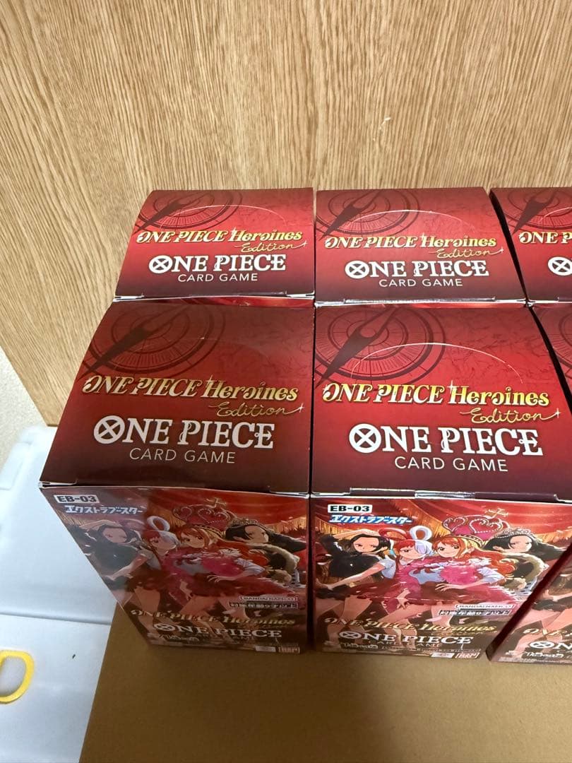 未開封テープ付き　ワンピースカードゲーム　ヒロインズエディション　6ボックス