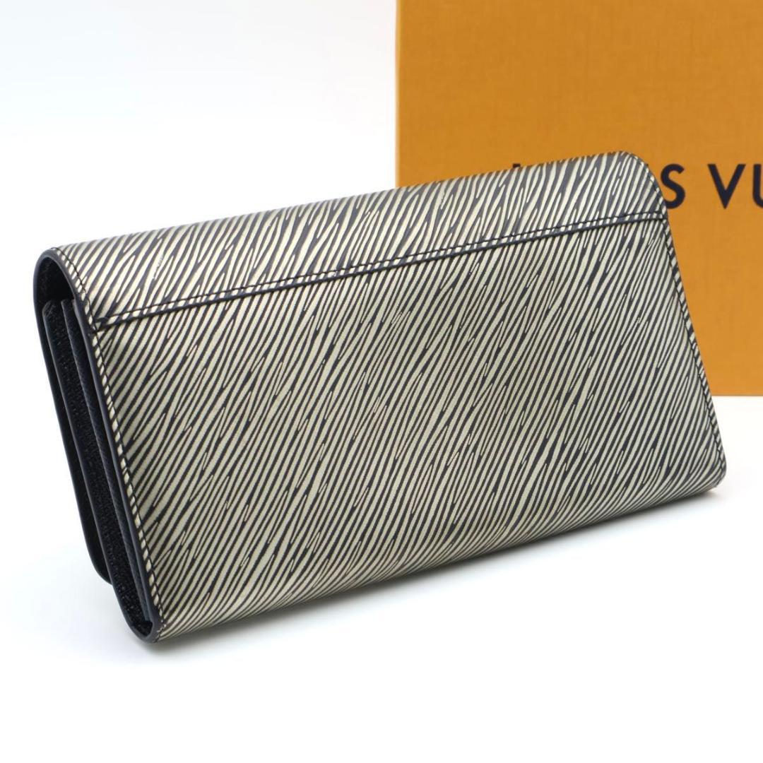 【超極美品】ルイヴィトン　ポルトフォイユツイスト　長財布　プラティーヌ