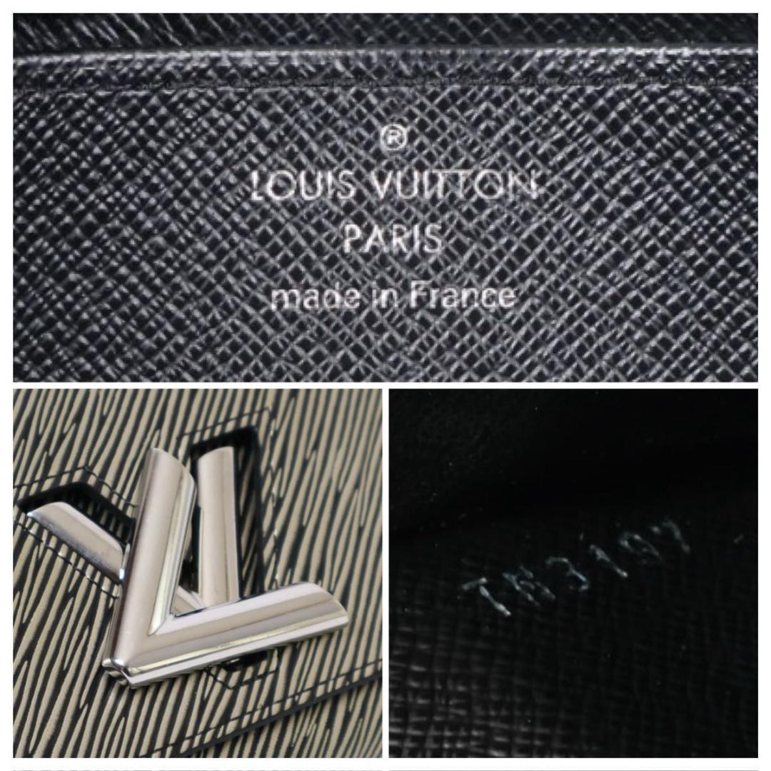 【超極美品】ルイヴィトン　ポルトフォイユツイスト　長財布　プラティーヌ