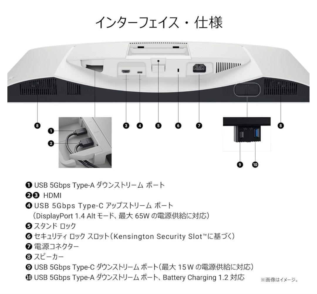 【新品】DELL 4K 27インチ USB-Cモニター S2725QC