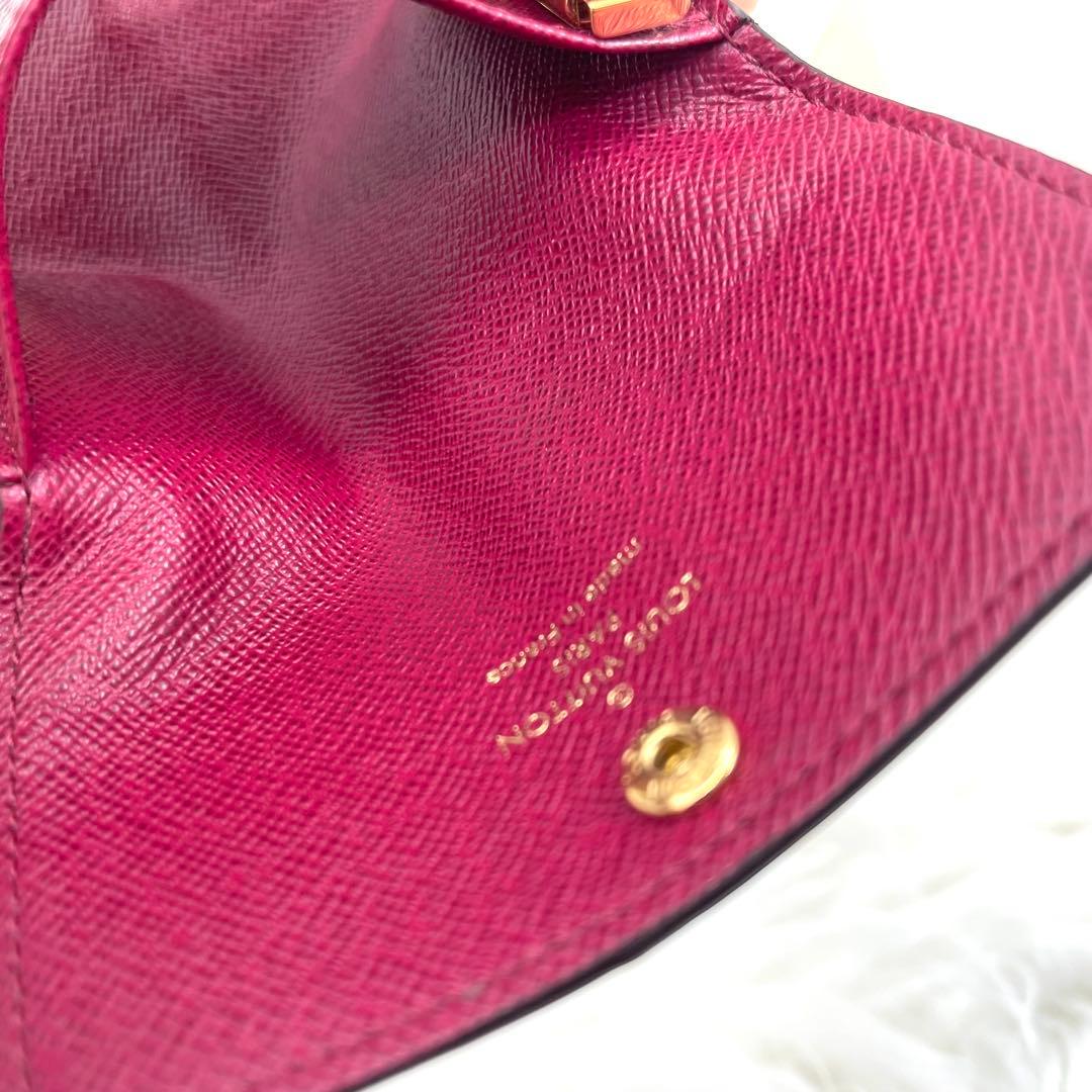 茶猫さま専用　ルイヴィトン 　IC　モノグラム　フューシャ　キーケース　802