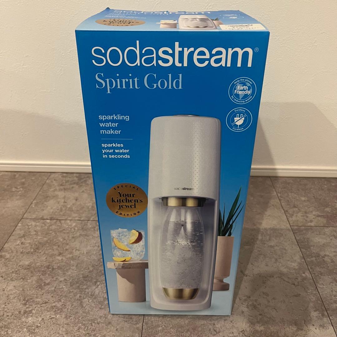 【限定デザイン】sodastream Spirit Gold 炭酸水メーカー