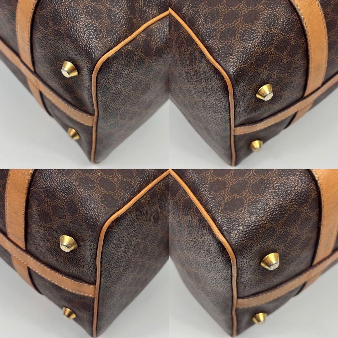 専用CELINE セリーヌ マカダム PVCレザー ボストンバッグ トリオンフ