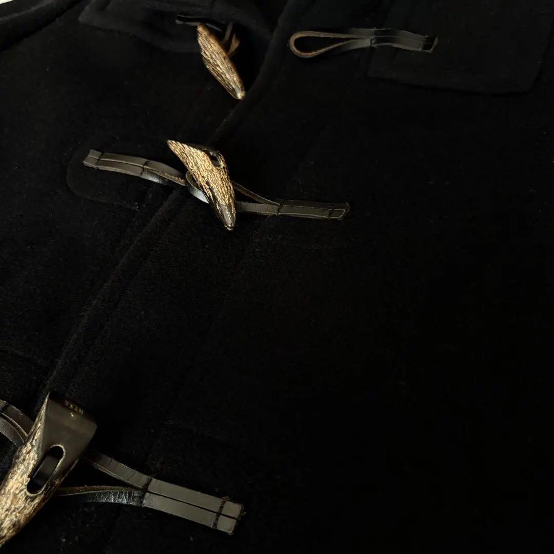 ほぼ未使用‼️HYKE ハイク ダッフルコート ロング 黒 ブラック