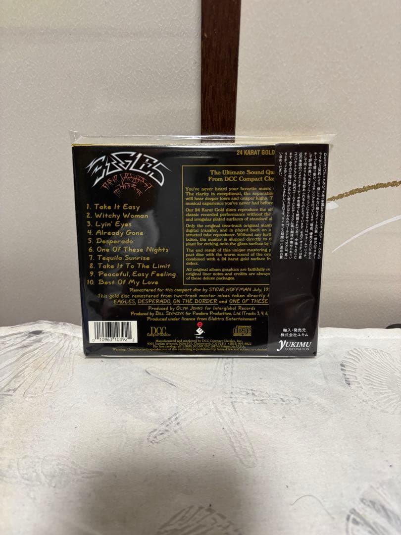 イーグルス グレイテスト・ヒッツDCC 24KT GOLD CD