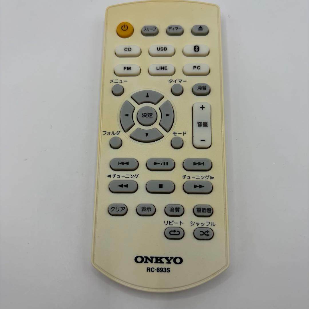 【美品】ONKYO CR-U6 ミニコンポ CDレシーバー リモコン付