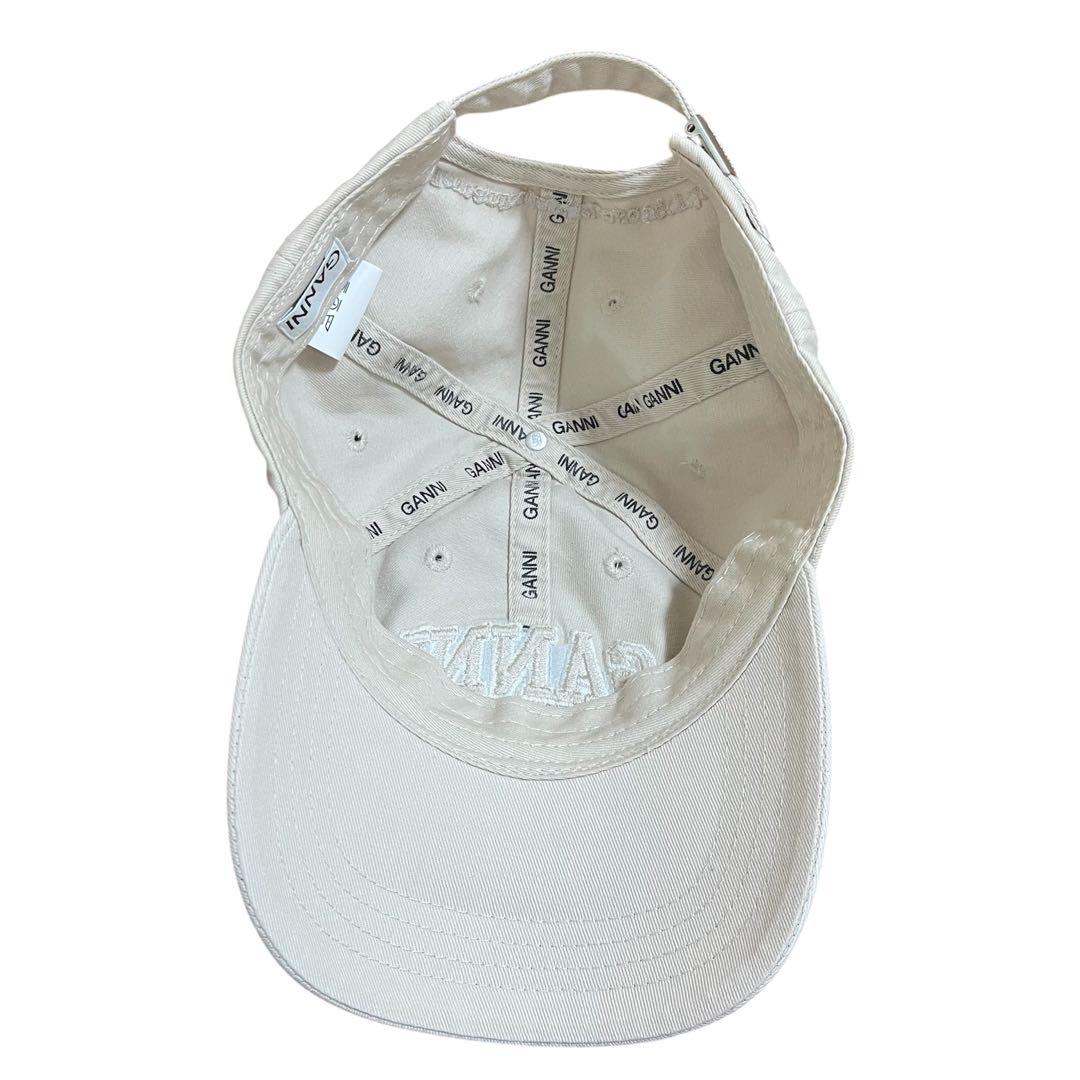 GANNI コットンキャンバスキャップ