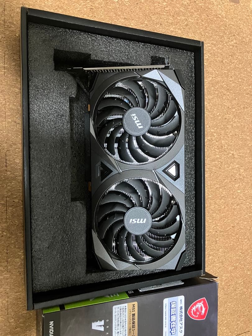 【K2商事様先約】【ジャンク品】 MSI RTX 3060 VENTUS 2X