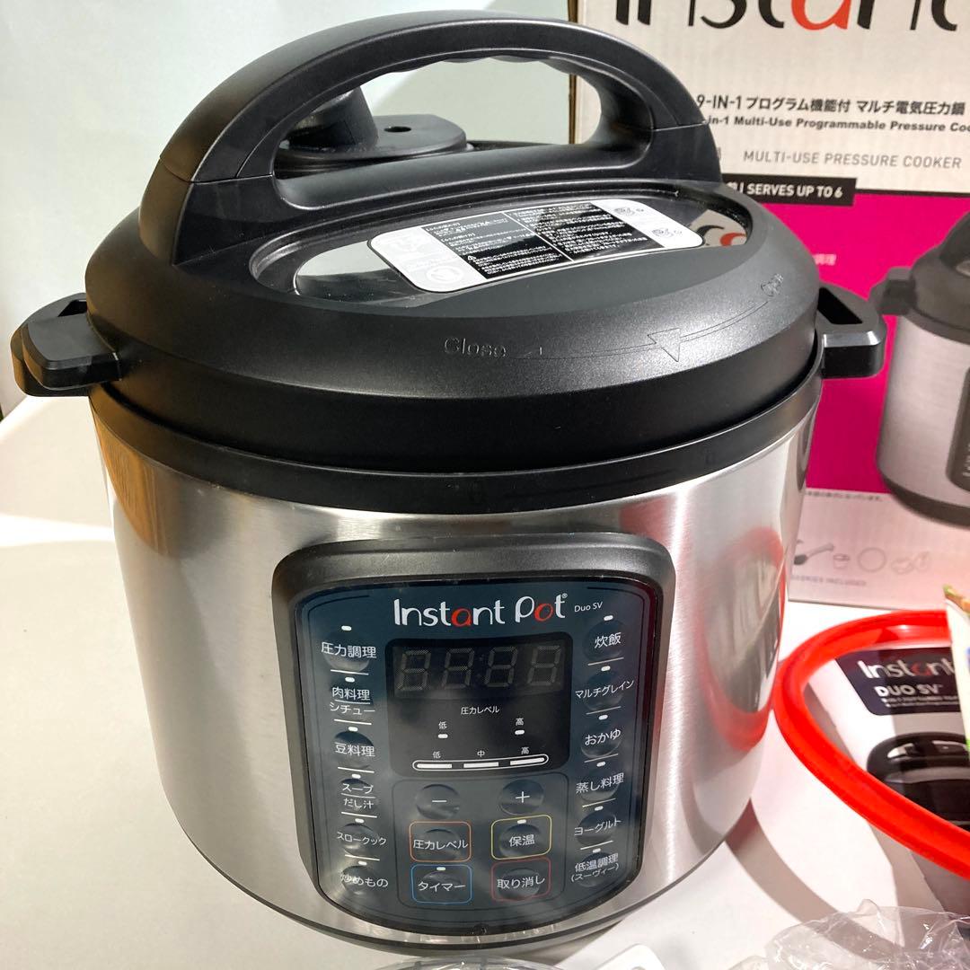 【未使用品】Instant Pot DUO SV 60 電気圧力鍋 6L