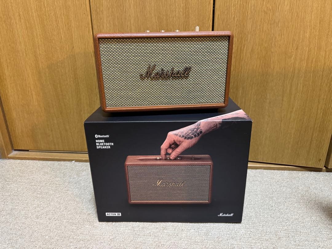 ふー様【ほぼ新品・未使用】一回使用Marshall スピーカー