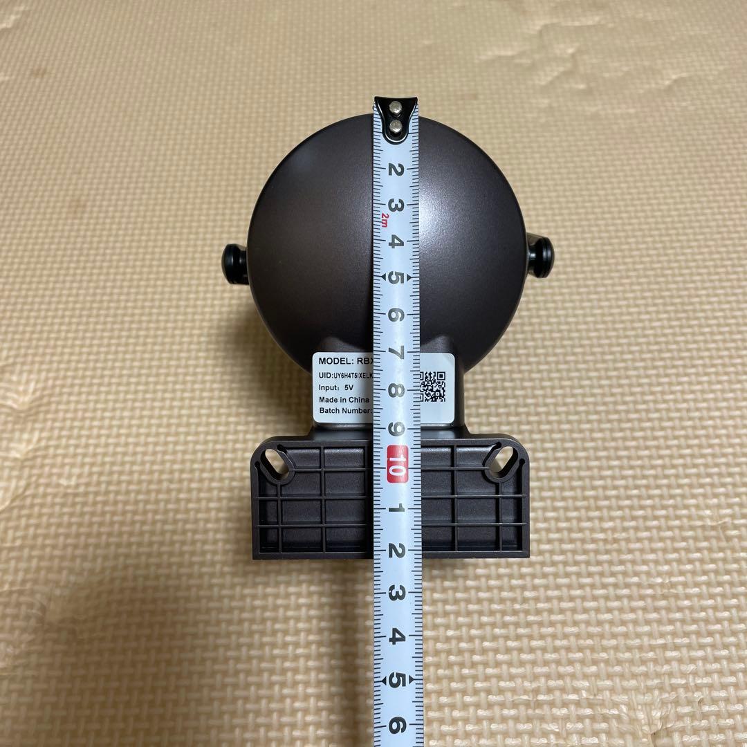 XEGA 防犯カメラ ソーラーパネル 黒 360°防犯カメラ 1台