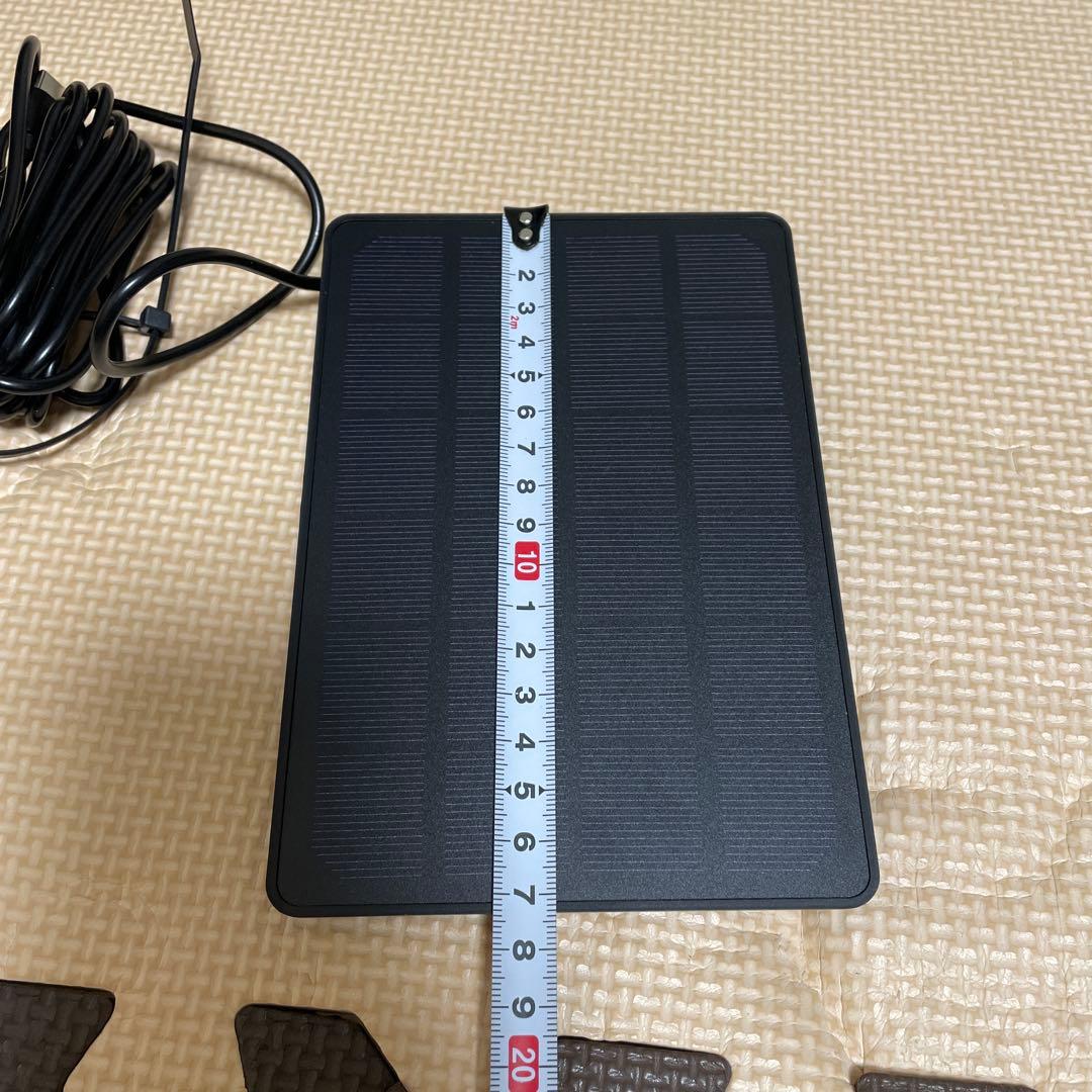 XEGA 防犯カメラ ソーラーパネル 黒 360°防犯カメラ 1台