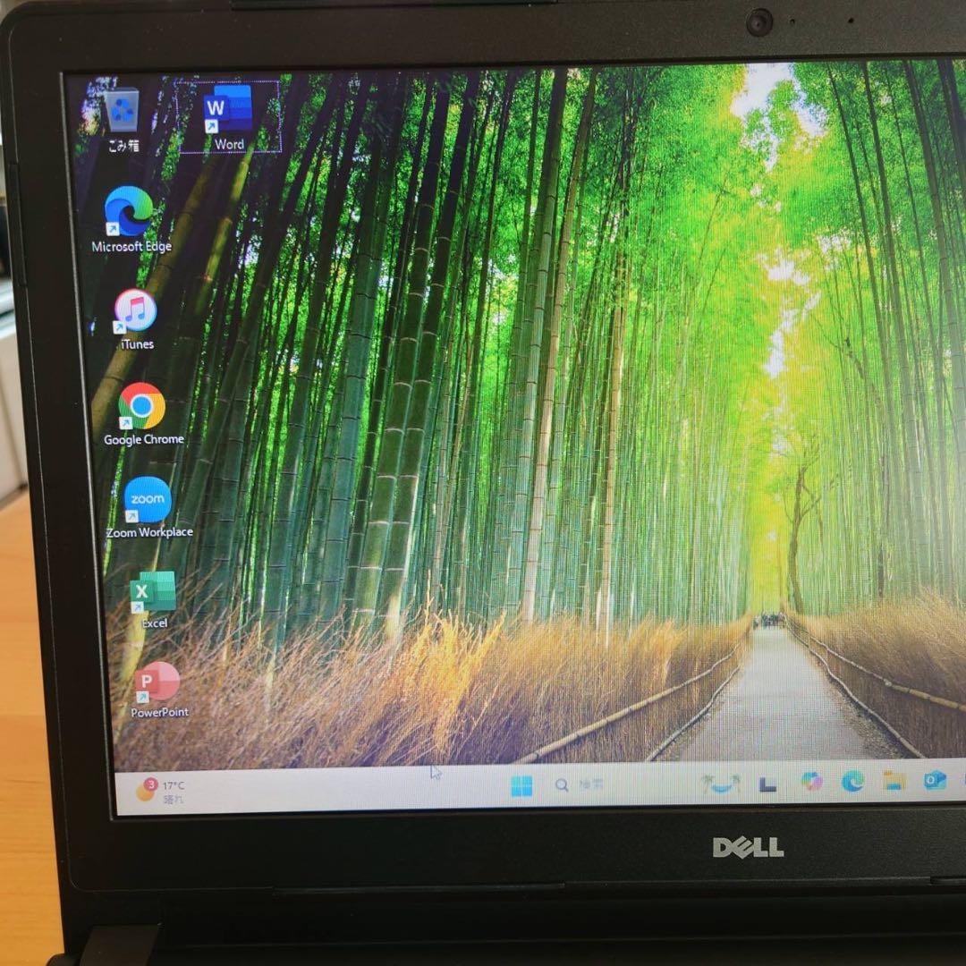 DellノートパソコンWindows11オフィス付き　i3　SSD　8GBメモリ