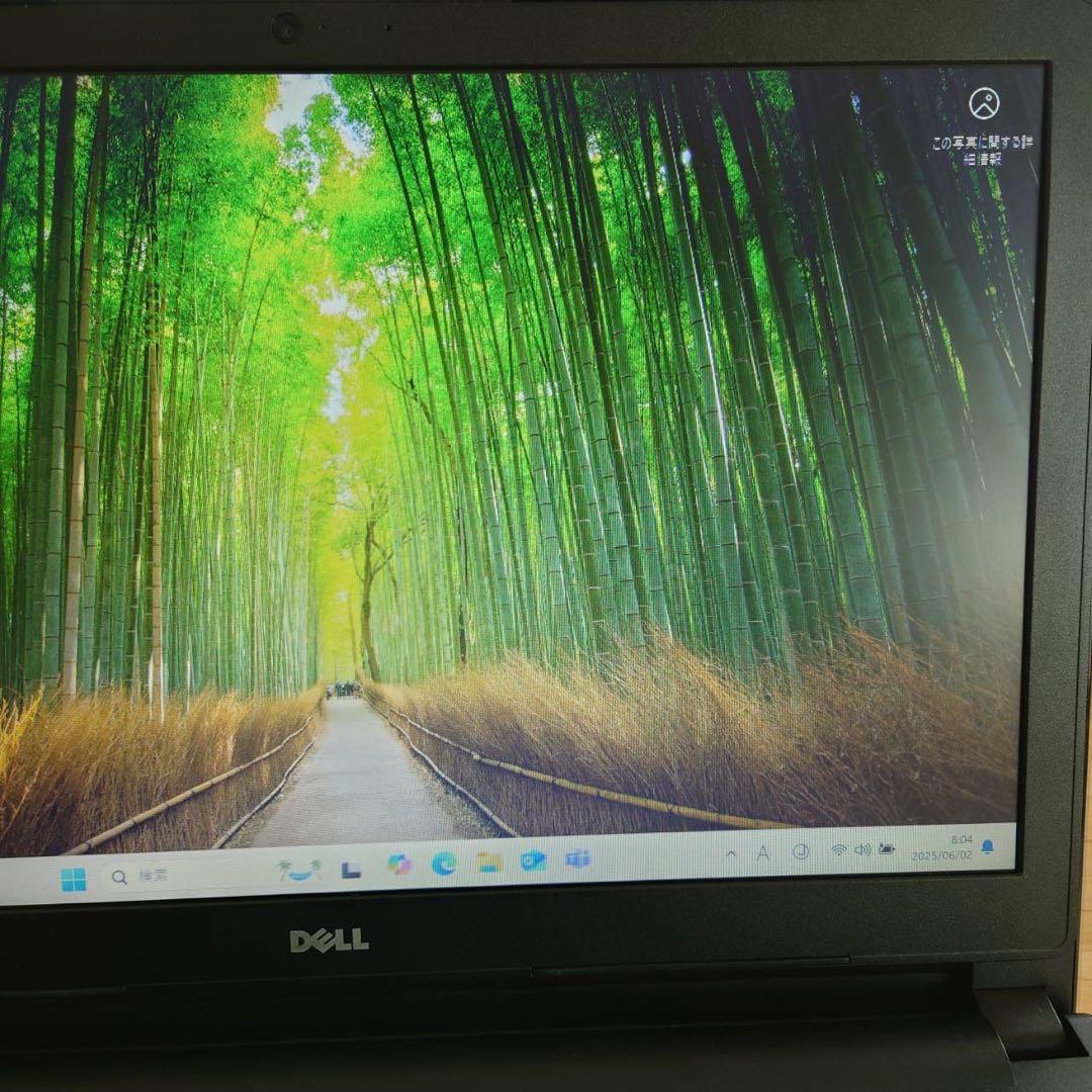 DellノートパソコンWindows11オフィス付き　i3　SSD　8GBメモリ