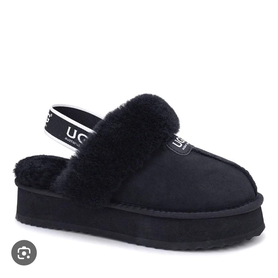 UGG Australia Classic ファンケット ブラック38 24cm