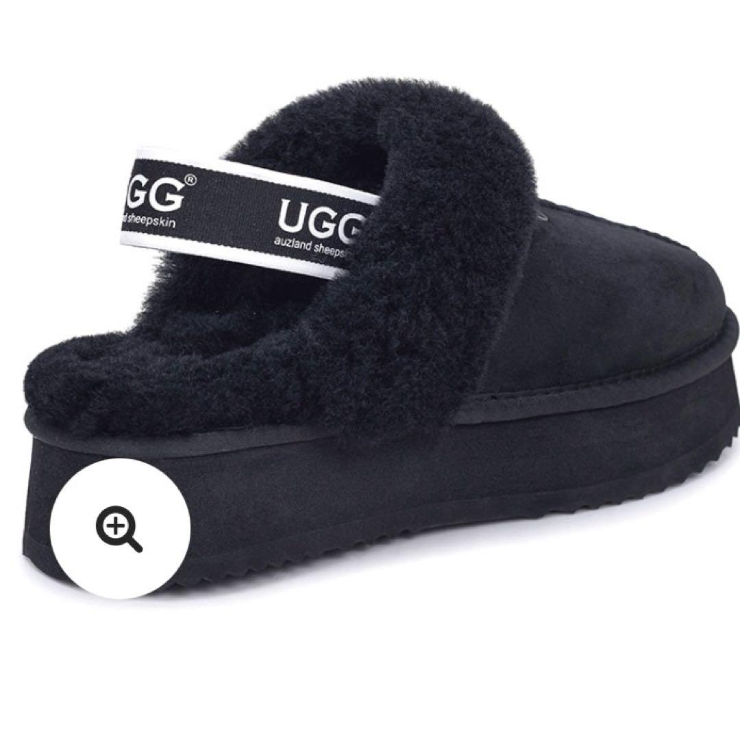 UGG Australia Classic ファンケット ブラック38 24cm