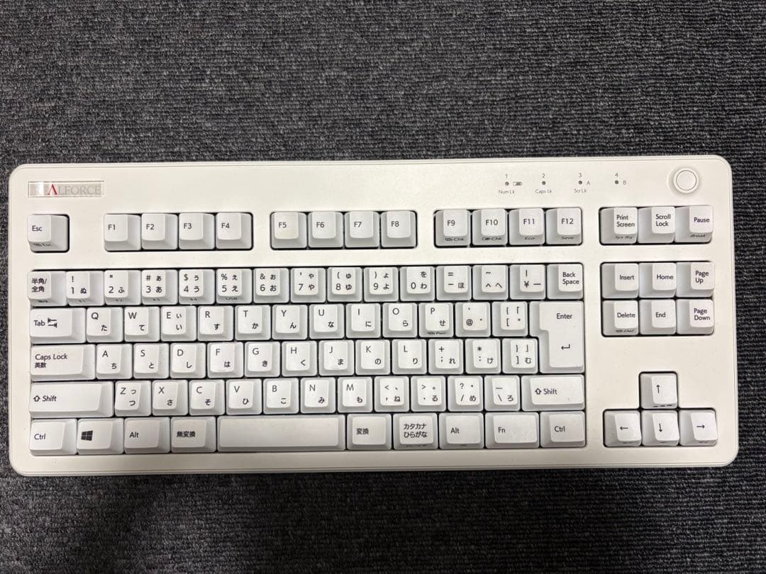 【値下げ】REALFORCE R3HC22 白 テンキーレス 日本語配列 変荷重