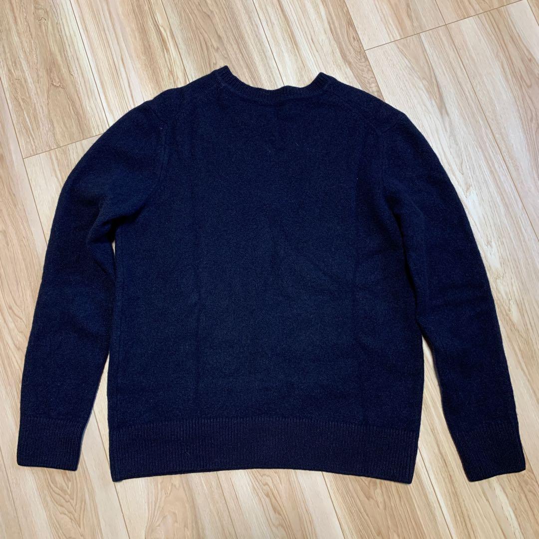 MAISON KITSUNÉ ネイビー ニットセーター L