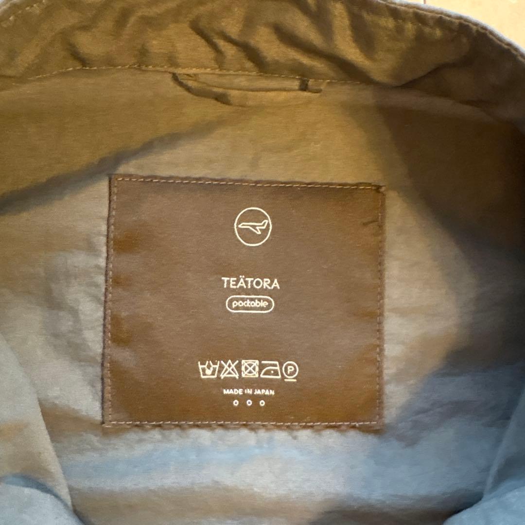 トップス teatora capsulesnap shirt german olive 3