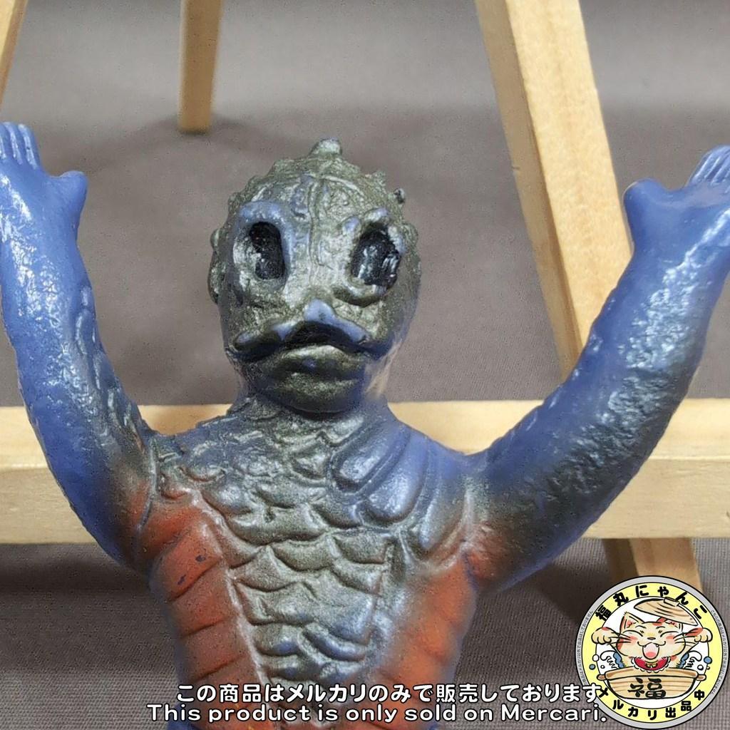 【レア】仮面ライダーミニソフビ アマゾニア 旧バンダイ 昭和 怪人