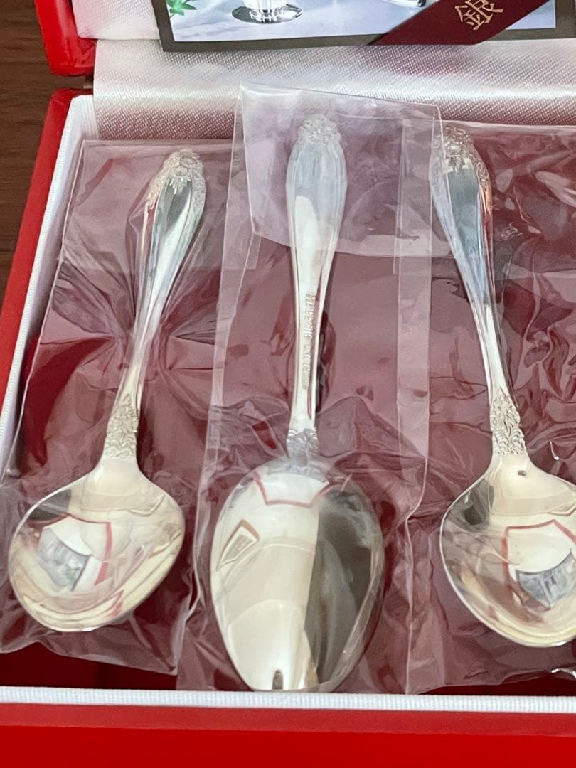 限定値下 新品未使用 銀スプーン シルバー silver925 カトラリー 3本