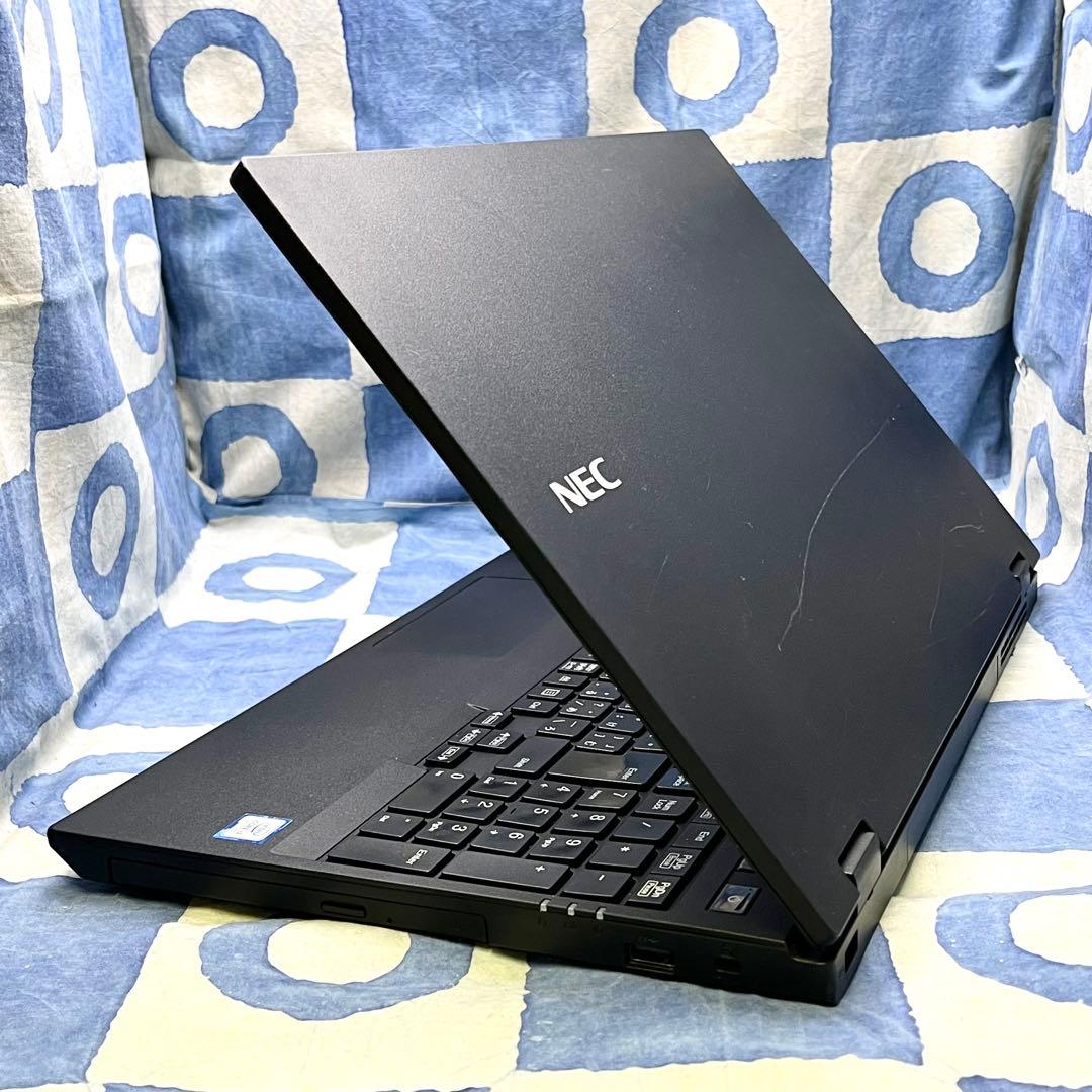 第8世代♡快適SSD +HDD☆マットな黒ノートパソコン♪カメラ付き！Win11