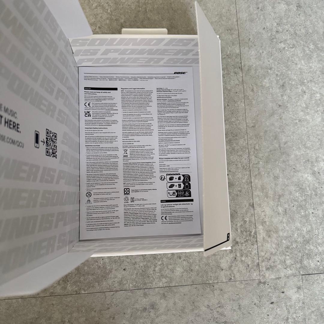 【未使用】BOSE QuietComfort Ultra ワイヤレスヘッドフォン