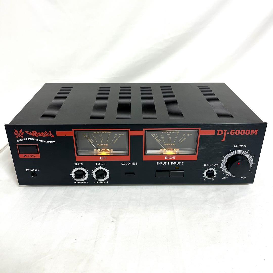 【希少品】VESTAX DJ-6000M パワーアンプ　ベスタクス